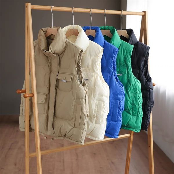 womens down parkas fashion women autumn winter allmatch thick vests white duck down sleeveless coats female warm chic waistcoat e120 220914, Black
womens down parkas fashion women autumn winter allmatch thick vests white duck down sleeveless coats female warm chic waistcoat e120 220914, Black