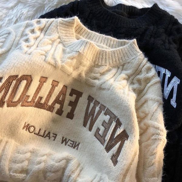 men s sweaters biggorange sweater men arrival casual pullover autumn winter long sleeve o neck patchwork knitted streetwear women 220913, White;black
men s sweaters biggorange sweater men arrival casual pullover autumn winter long sleeve o neck patchwork knitted streetwear women 220913, White;black