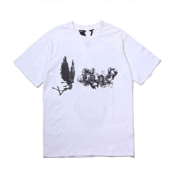men's t shirt s washington exclusive black and white smog wing big v back short sleeve high street fashion brand unisex, White;black
men's t shirt s washington exclusive black and white smog wing big v back short sleeve high street fashion brand unisex, White;black