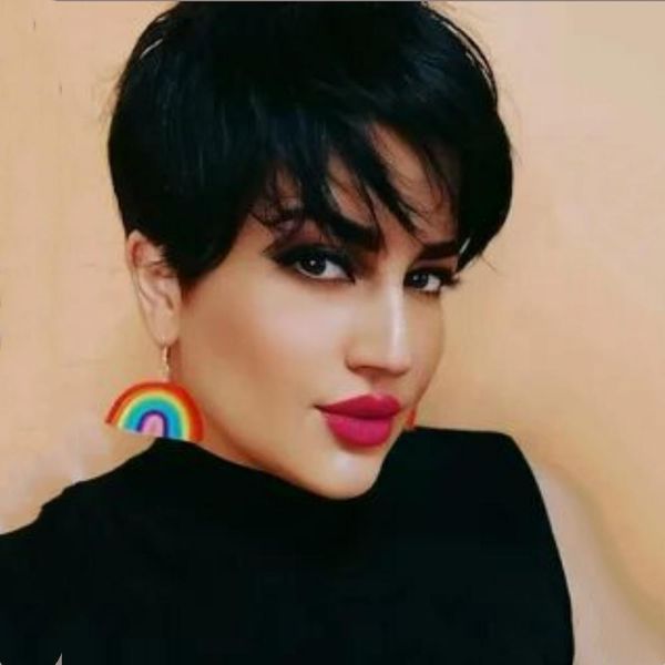 short bob straight human wigs with bangs brazilian virgin hair pixie cut wig natural full machine made none lace wig, Black;brown
short bob straight human wigs with bangs brazilian virgin hair pixie cut wig natural full machine made none lace wig, Black;brown