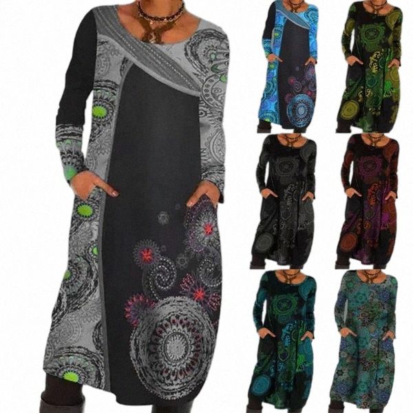 casual dresses autumn winter fashion indie folk long sleeve loose women's mid dress 2021 o neck print pocket ladies plsu size 5xl c3tl#, Black;gray
casual dresses autumn winter fashion indie folk long sleeve loose women's mid dress 2021 o neck print pocket ladies plsu size 5xl c3tl#, Black;gray