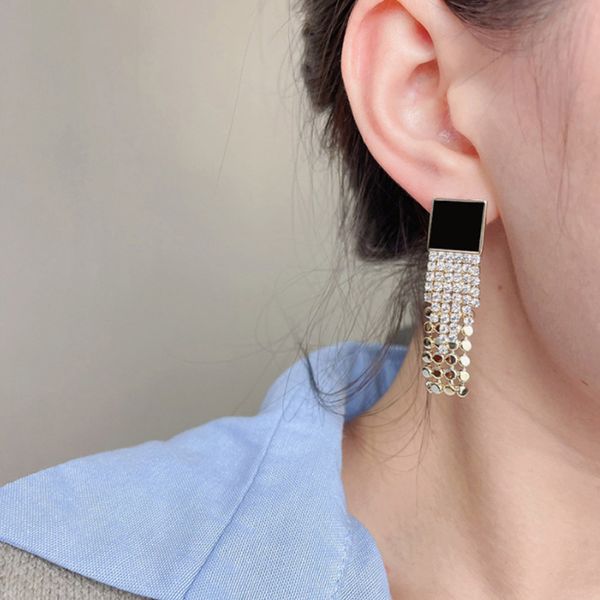 s925 silver bar black square tassel ear stud fully-jewelled gemstones tassel earrings for women and girls, Golden;silver
s925 silver bar black square tassel ear stud fully-jewelled gemstones tassel earrings for women and girls, Golden;silver