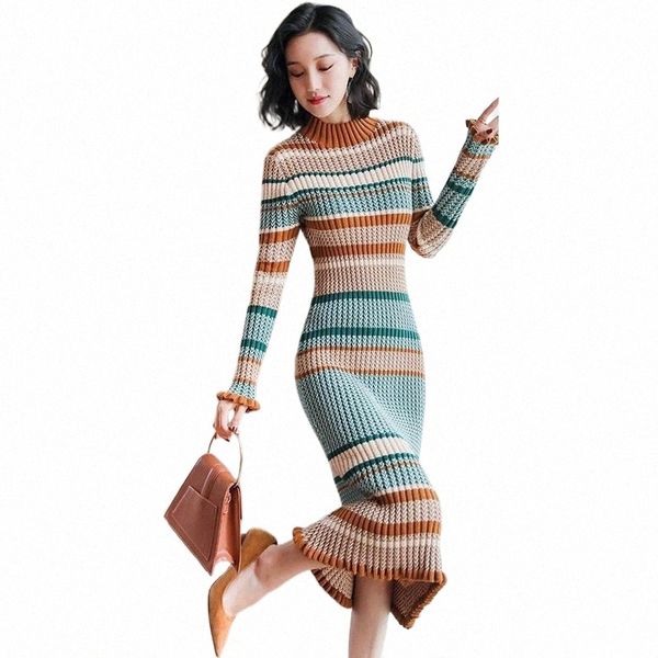 casual dresses long sleeve vintage striped sheath dress knitting autumn pencil elegant women sweater overknee woman f87h#, Black;gray
casual dresses long sleeve vintage striped sheath dress knitting autumn pencil elegant women sweater overknee woman f87h#, Black;gray