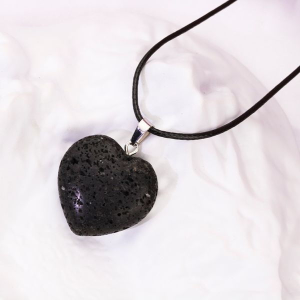 black lava stone 30mm heart necklace aromatherapy essential oil perfume diffuser pendant necklaces women men jewelry, Silver
black lava stone 30mm heart necklace aromatherapy essential oil perfume diffuser pendant necklaces women men jewelry, Silver
