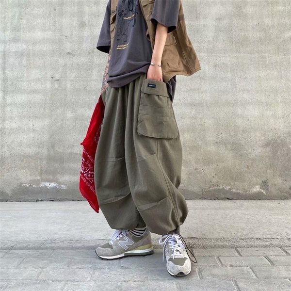 men's pants harajuku vintage wide leg oversize men casual joggers harem white cargo skateboard trousers streetwear 220914, Black
men's pants harajuku vintage wide leg oversize men casual joggers harem white cargo skateboard trousers streetwear 220914, Black