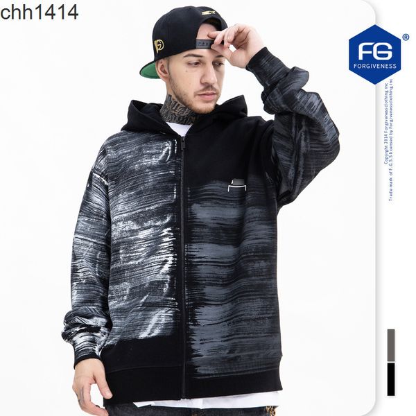 2021 autumn and winter new fashion brand high street graffiti contrast color zipper cardigan hooded sweater jacket, Black
2021 autumn and winter new fashion brand high street graffiti contrast color zipper cardigan hooded sweater jacket, Black