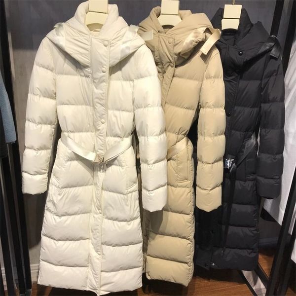 womens down parkas winter european long down jacket womens kneelength laceup slim white eiderdown jacket with thick hat 220914, Black
womens down parkas winter european long down jacket womens kneelength laceup slim white eiderdown jacket with thick hat 220914, Black