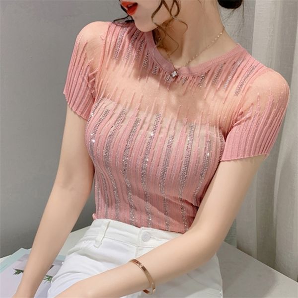 women's knits tees hollow out drills summer short sleeve sweater-shirt cultivate one's morality ice silk blouse thin female knit n, White
women's knits tees hollow out drills summer short sleeve sweater-shirt cultivate one's morality ice silk blouse thin female knit n, White