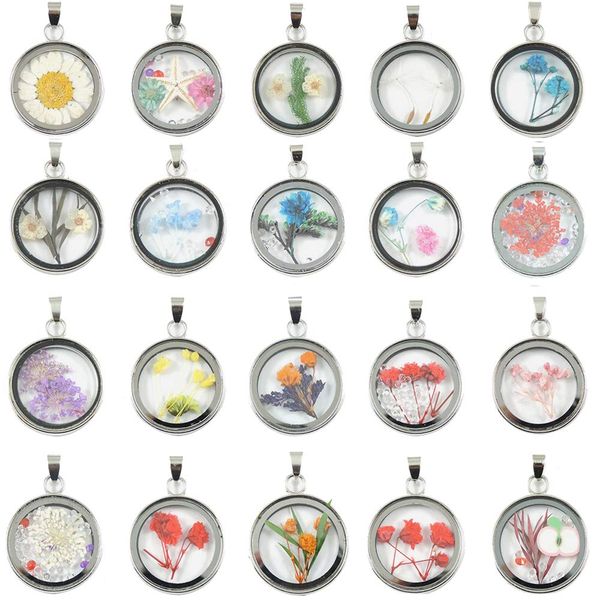 pendant necklaces l mixed stainless steel tone round shape dried pressed flower plant charm floating necklace making suppl ffshop2001 ameja, Silver
pendant necklaces l mixed stainless steel tone round shape dried pressed flower plant charm floating necklace making suppl ffshop2001 ameja, Silver