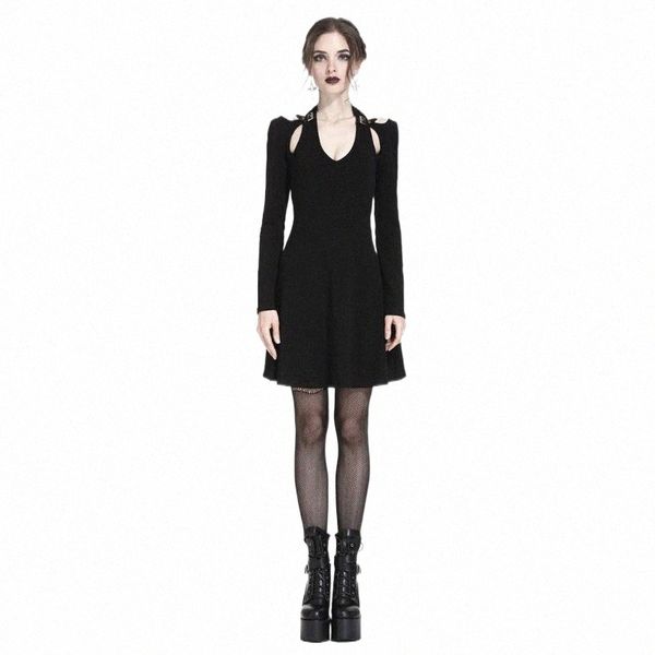 casual dresses darkinlove women gothic dress black long sleeve short 974k#, Black;gray
casual dresses darkinlove women gothic dress black long sleeve short 974k#, Black;gray