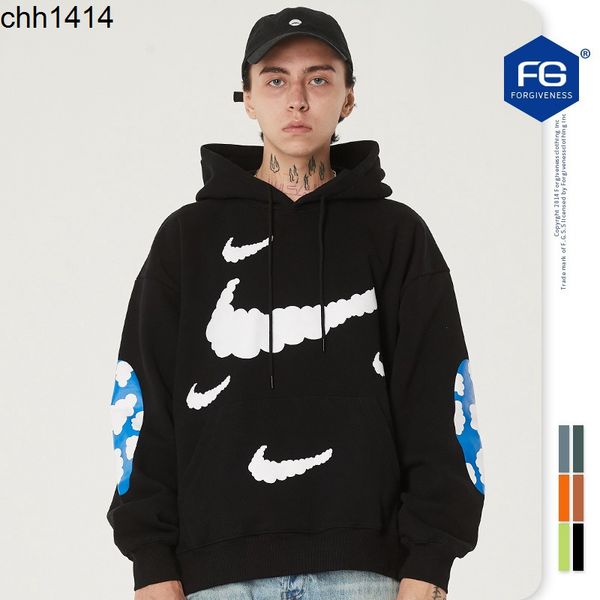 2020 autumn and winter new fashion brand spoof cartoon printing loose pullover men's sweater, White;black
2020 autumn and winter new fashion brand spoof cartoon printing loose pullover men's sweater, White;black