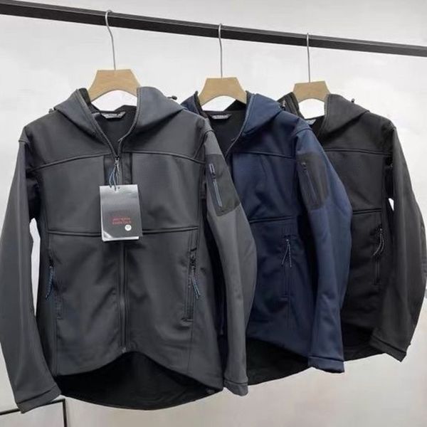 arc mens jacket tech fleece soft shell hooded jackets embroidered zip cardigan coat outdoor sports hoodie men sportswear 88, Black;brown
arc mens jacket tech fleece soft shell hooded jackets embroidered zip cardigan coat outdoor sports hoodie men sportswear 88, Black;brown