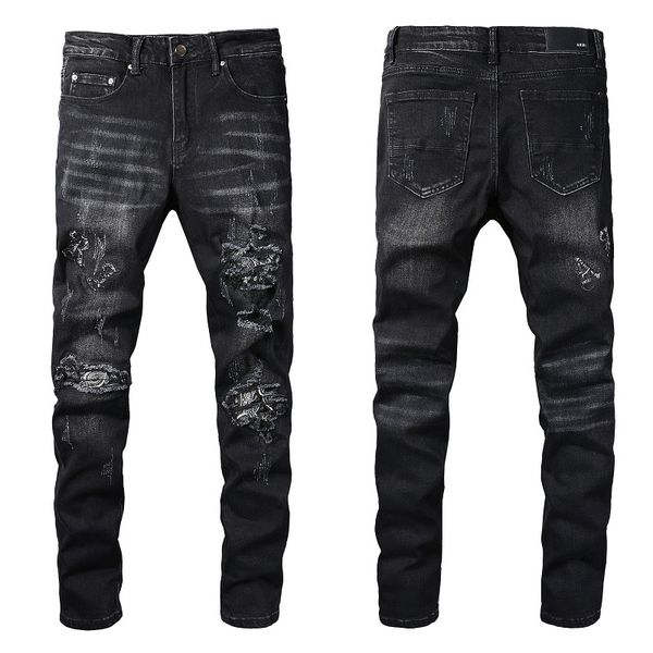 2021 mens jeans distressed motorcycle biker jean rock skinny slim ripped hole letter uality brand hip hop denim pants 829, Blue
2021 mens jeans distressed motorcycle biker jean rock skinny slim ripped hole letter uality brand hip hop denim pants 829, Blue
