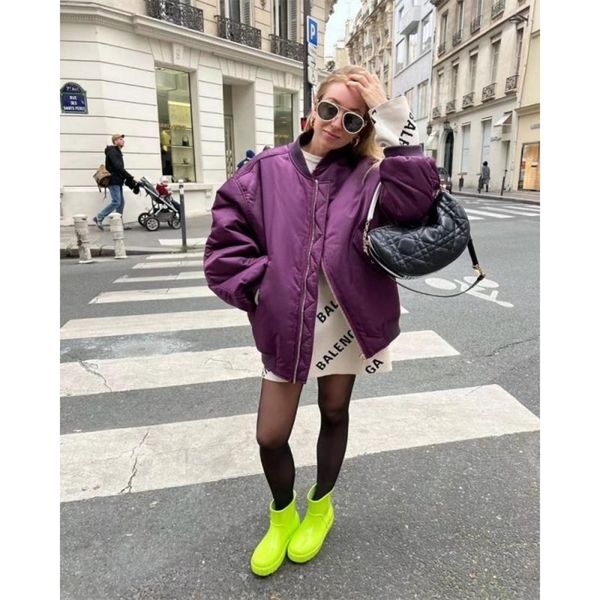 womens down parkas autumn fashion womens oversized loose bomber jacket womens retro zipper pocket collar liner jacket 220914, Black
womens down parkas autumn fashion womens oversized loose bomber jacket womens retro zipper pocket collar liner jacket 220914, Black