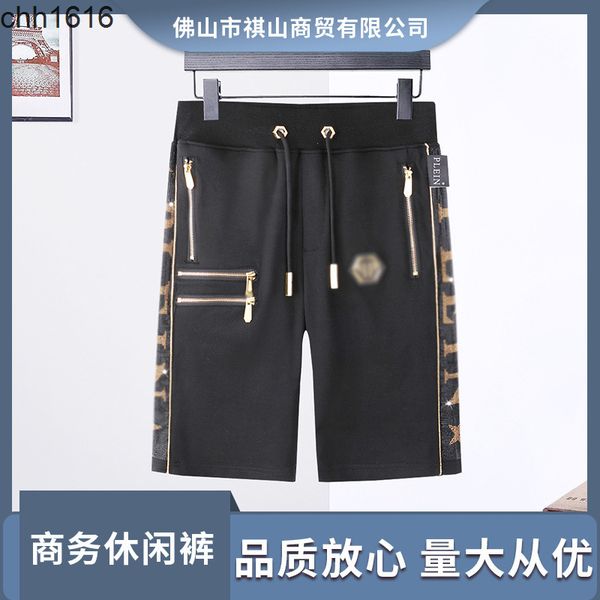 philippe summer casual men shorts loose pants sports capris, White;black