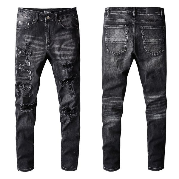 2021 mens jeans distressed motorcycle biker jean rock skinny slim ripped hole letter uality brand hip hop denim pants 698, Blue
2021 mens jeans distressed motorcycle biker jean rock skinny slim ripped hole letter uality brand hip hop denim pants 698, Blue