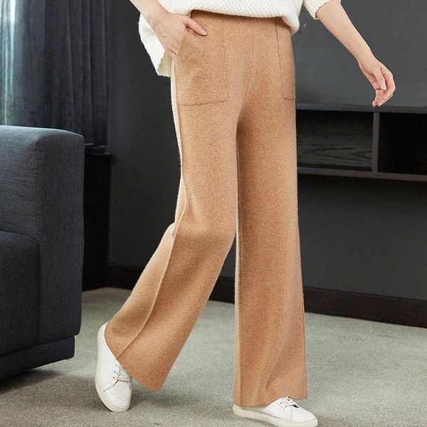 women's pants & capris winter heavy 100% wool knitted thick loose casual pocket all-match long trousers wide leg soft comfy women must, Black;white
women's pants & capris winter heavy 100% wool knitted thick loose casual pocket all-match long trousers wide leg soft comfy women must, Black;white