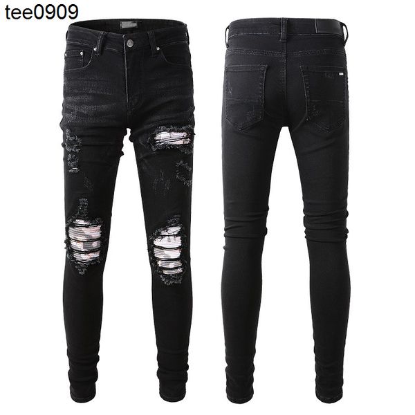 849 new high street fashion brand black hole personalized patch jeans elastic slim high street jeans, Blue
849 new high street fashion brand black hole personalized patch jeans elastic slim high street jeans, Blue