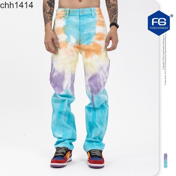 new fashion brand colorful tie dyed loose jeans in autumn and winter 2020, Blue
new fashion brand colorful tie dyed loose jeans in autumn and winter 2020, Blue