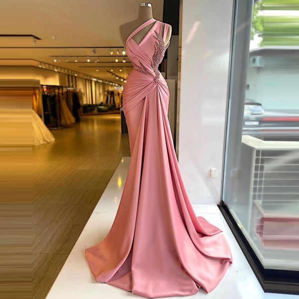 pink satin prom dresses lace sleeveless one shoulder v neck appliques sequins shiny evening dresses elegant floor length party gowns plus si, Black
pink satin prom dresses lace sleeveless one shoulder v neck appliques sequins shiny evening dresses elegant floor length party gowns plus si, Black