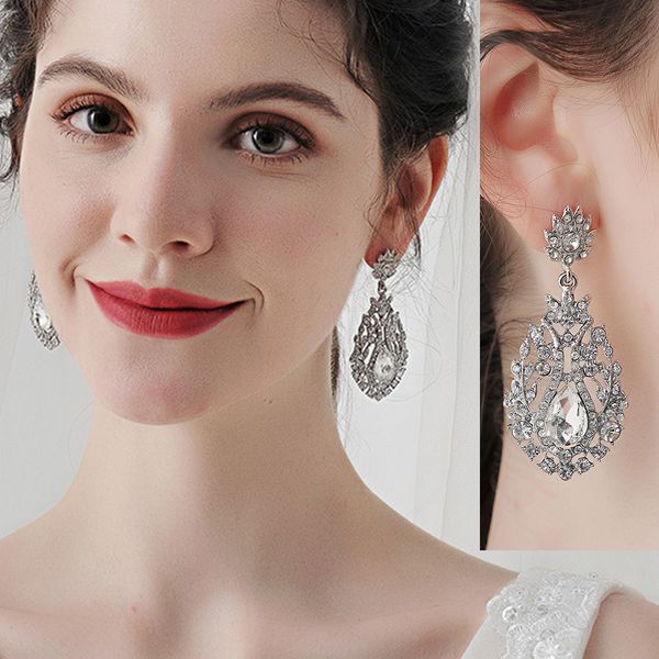 designer earrings wedding dress party jewelry latest fashion jewelry matching bridal necklace crown rhinestone long 8 types gifts for women, White
designer earrings wedding dress party jewelry latest fashion jewelry matching bridal necklace crown rhinestone long 8 types gifts for women, White