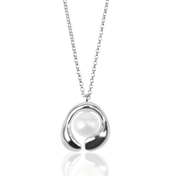 elegant s925 sterling silver simple women's necklace inlaid natural freshwater pearl pendant fashion jewelry accessories
elegant s925 sterling silver simple women's necklace inlaid natural freshwater pearl pendant fashion jewelry accessories