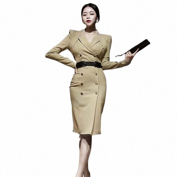 casual dresses arrival fashion women spring autumn slim midi dress ladies temperament notched collar double breasted solid pencil 43el#, Black;gray
casual dresses arrival fashion women spring autumn slim midi dress ladies temperament notched collar double breasted solid pencil 43el#, Black;gray