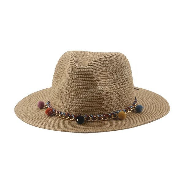 sun hats for women summer straw chain beach caps women's hats man hat female cap sombreros de mujer gorras, Blue;gray
sun hats for women summer straw chain beach caps women's hats man hat female cap sombreros de mujer gorras, Blue;gray