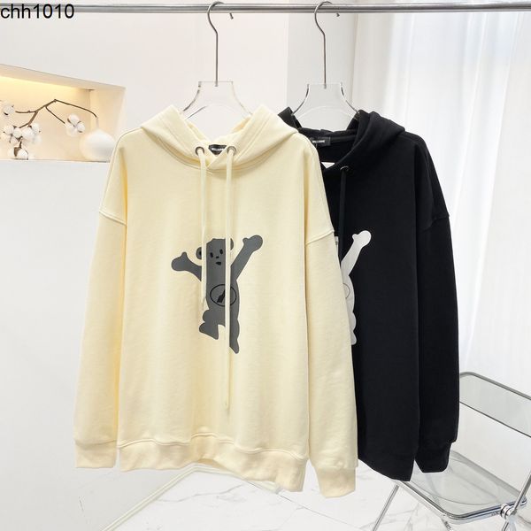 22 xiaozhongchao brand we11done hooded sweater girl bear flocking couple casual loose hoodie for men and women, Black
22 xiaozhongchao brand we11done hooded sweater girl bear flocking couple casual loose hoodie for men and women, Black