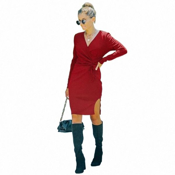 casual dresses long sleeve dress women autumn fashion v neck waist-controlled slim package hit drawstring side slit u1lw#, Black;gray
casual dresses long sleeve dress women autumn fashion v neck waist-controlled slim package hit drawstring side slit u1lw#, Black;gray