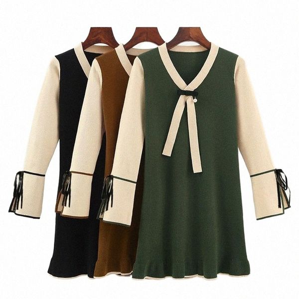 casual dresses women warm stretch bow tie dress long sleeve vintage college knitted elegant vestido spring fall clothing s-xl m5pi#, Black;gray
casual dresses women warm stretch bow tie dress long sleeve vintage college knitted elegant vestido spring fall clothing s-xl m5pi#, Black;gray