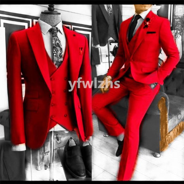 wedding tuxedos one button men suits groomsmen peak lapel groom tuxedos wedding/prom man blazer jacket pants vest tie w1098, Black;gray
wedding tuxedos one button men suits groomsmen peak lapel groom tuxedos wedding/prom man blazer jacket pants vest tie w1098, Black;gray
