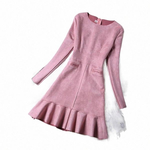 casual dresses gowyimmes autumn elegant women suede dress lady long sleeve mermaid o-neck female winter bottomings vestidos pd807 s4vs#, Black;gray
casual dresses gowyimmes autumn elegant women suede dress lady long sleeve mermaid o-neck female winter bottomings vestidos pd807 s4vs#, Black;gray