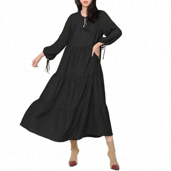 casual dresses vonda 2021 autumn maxi dress lace up long sleeve party robe women solid boheman vestidos 5xl loose beach sundress k6tt#, Black;gray
casual dresses vonda 2021 autumn maxi dress lace up long sleeve party robe women solid boheman vestidos 5xl loose beach sundress k6tt#, Black;gray