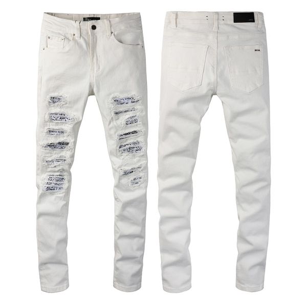 2021 mens jeans distressed motorcycle biker jean rock skinny slim ripped hole letter uality brand hip hop denim pants 843, Blue
2021 mens jeans distressed motorcycle biker jean rock skinny slim ripped hole letter uality brand hip hop denim pants 843, Blue