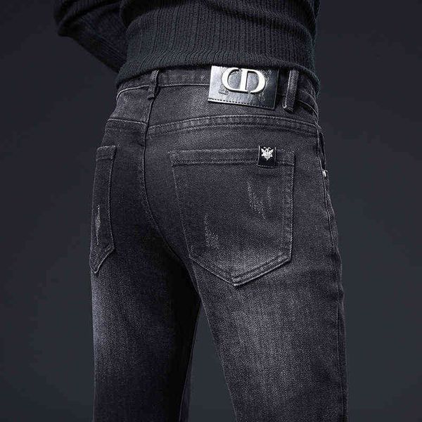 men's jeans luxury jeans men's 20 autumn and winter high-end products slim feet elastic trend brand, Blue
men's jeans luxury jeans men's 20 autumn and winter high-end products slim feet elastic trend brand, Blue