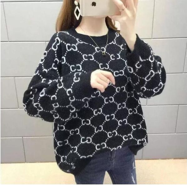 women's sweaters de fashion dunks brand designer casual printing embroidery mexico puff dress knitwear top, White;black
women's sweaters de fashion dunks brand designer casual printing embroidery mexico puff dress knitwear top, White;black