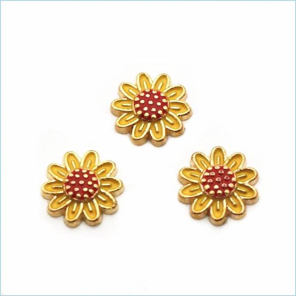 charms 50pcs/lot sunflowers floating charms for memory lockets diy jewelry drop delivery 2021 findings components jewelshops dh5ks, Bronze;silver
charms 50pcs/lot sunflowers floating charms for memory lockets diy jewelry drop delivery 2021 findings components jewelshops dh5ks, Bronze;silver