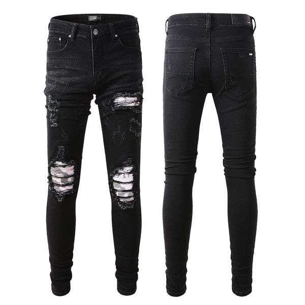2021 mens jeans distressed motorcycle biker jean rock skinny slim ripped hole letter uality brand hip hop denim pants 849, Blue
2021 mens jeans distressed motorcycle biker jean rock skinny slim ripped hole letter uality brand hip hop denim pants 849, Blue