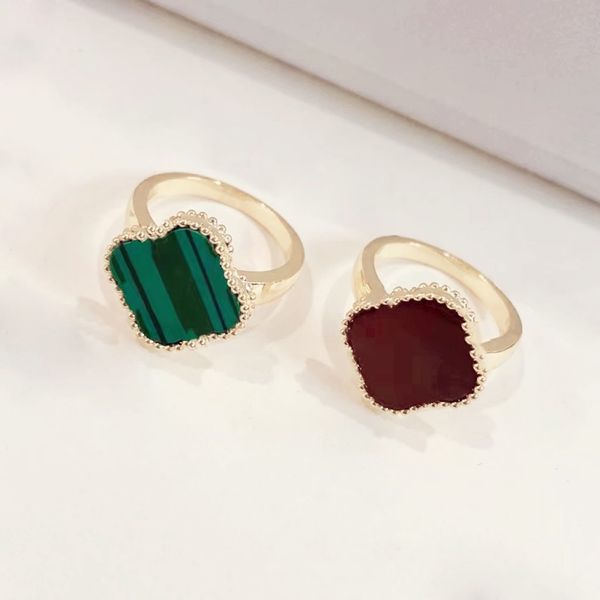 18k4 leaf clover ring fashion designer ladies rings girls valentine's day christmas love gifts 316l stainless steel jewelry, Slivery;golden
18k4 leaf clover ring fashion designer ladies rings girls valentine's day christmas love gifts 316l stainless steel jewelry, Slivery;golden