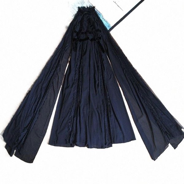 casual dresses verdejuliay designer fashion black dress runway cloak sleeve mesh lace patchwork velvet bow split party holiday y4dk#, Black;gray
casual dresses verdejuliay designer fashion black dress runway cloak sleeve mesh lace patchwork velvet bow split party holiday y4dk#, Black;gray