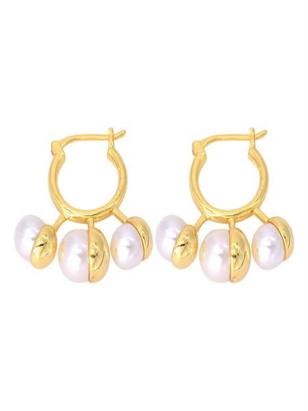 designer chandelier earrings 2022 trend romantic retro pearl circle earrings customized for women christmas gift gold copper metal small lux, Silver
designer chandelier earrings 2022 trend romantic retro pearl circle earrings customized for women christmas gift gold copper metal small lux, Silver