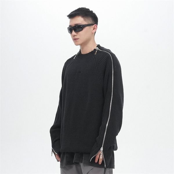 mens sweaters catsstac 22aw minimalism mens loose casual knitted sweater with double 2way zipper black round neck sweater streetwear 220914, White;black
mens sweaters catsstac 22aw minimalism mens loose casual knitted sweater with double 2way zipper black round neck sweater streetwear 220914, White;black
