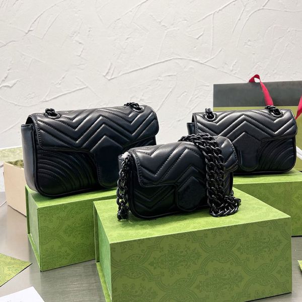 chain shoulder bag flap women handbag purse double letter hardware genuine leather wave pattern marmont crossbody bags internal pocket three
chain shoulder bag flap women handbag purse double letter hardware genuine leather wave pattern marmont crossbody bags internal pocket three