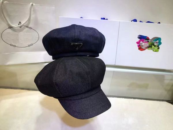 womens luxury designer newsboys hats with triangle and p letters designers newsboy hats metal black berets flat caps, Blue;gray
womens luxury designer newsboys hats with triangle and p letters designers newsboy hats metal black berets flat caps, Blue;gray