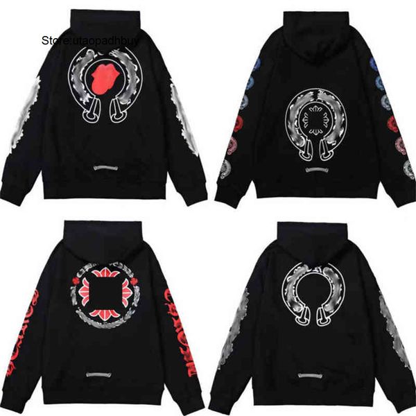 luxury fashion men's sweatshirts classic ch zipper hoodies women men loose pullover hooded designer horseshoe sanskrit hoodie sweater, Black
luxury fashion men's sweatshirts classic ch zipper hoodies women men loose pullover hooded designer horseshoe sanskrit hoodie sweater, Black