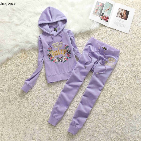 juicy apple women's tracksuits embroidery hoodies sweatshirt drawstring pants suit female casual set of pants and blouse for women, Gray
juicy apple women's tracksuits embroidery hoodies sweatshirt drawstring pants suit female casual set of pants and blouse for women, Gray