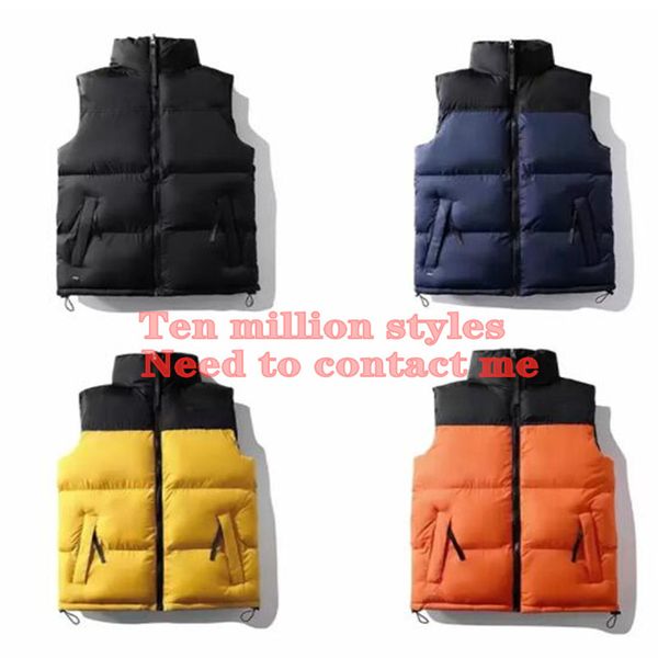 men vests down cotton waistcoat designer vest embroidery mens and women's no sleeveless winter jacketpuffer autumn winters casual coats, Black
men vests down cotton waistcoat designer vest embroidery mens and women's no sleeveless winter jacketpuffer autumn winters casual coats, Black