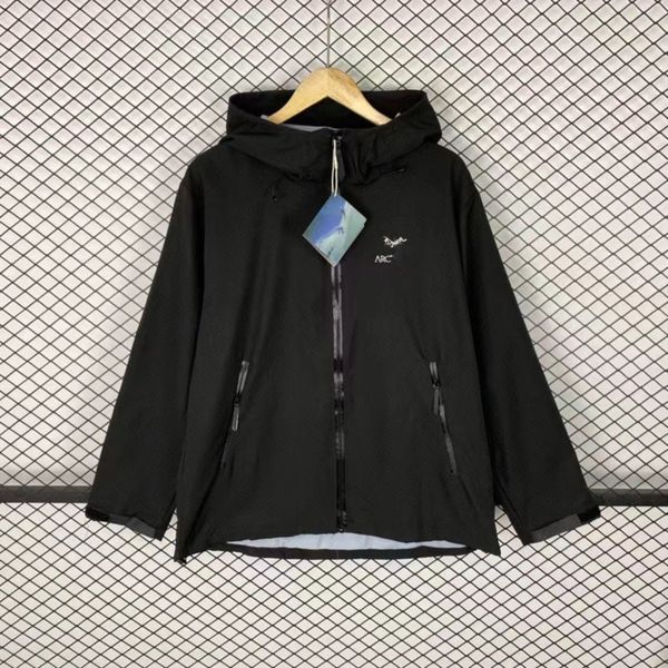 arc jacket designer mens outdoor hard shell windproof waterproof breathable hoodie couples lightweight coat zipper cardigan, Black;brown
arc jacket designer mens outdoor hard shell windproof waterproof breathable hoodie couples lightweight coat zipper cardigan, Black;brown