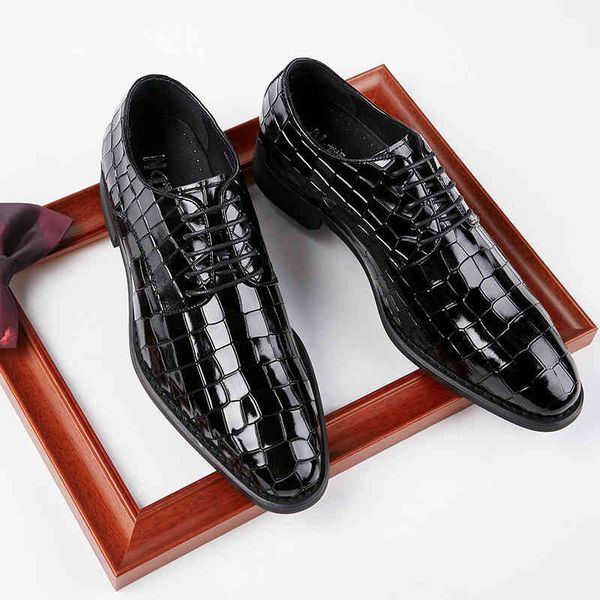 dress shoes new leather formal business men's crocodile wedding banquet 220914, Black
dress shoes new leather formal business men's crocodile wedding banquet 220914, Black